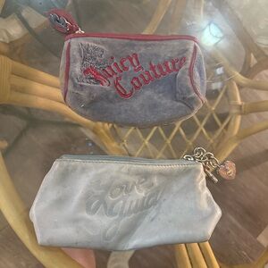 Juicy Couture • (2) Vintage Y2K Makeup Bags